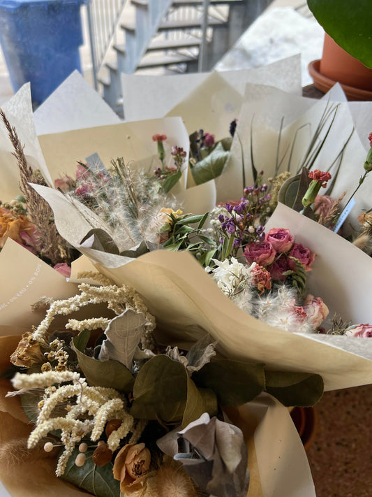 Bouquet de fleurs séchées