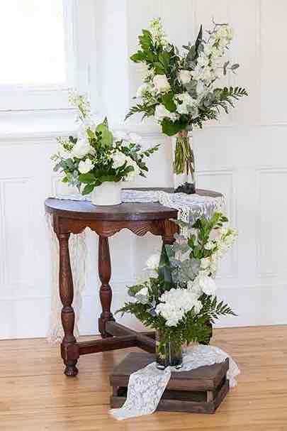 Trio de bouquets