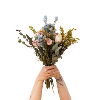 Bouquet de fleurs séchées