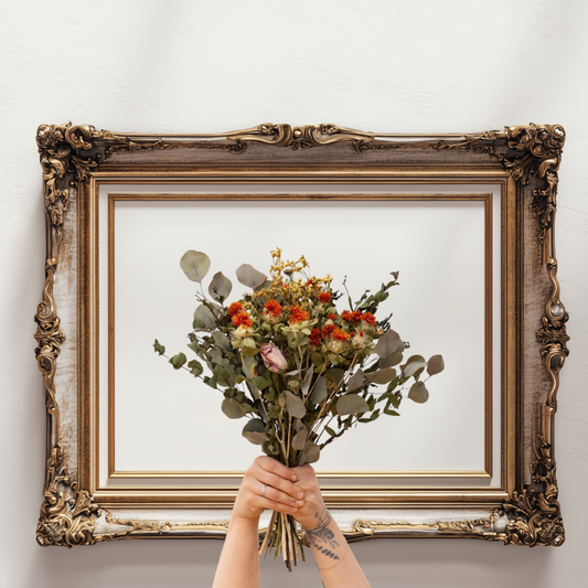 Bouquet de fleurs séchées