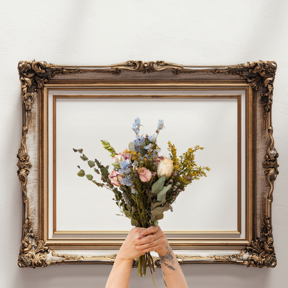 Bouquet de fleurs séchées