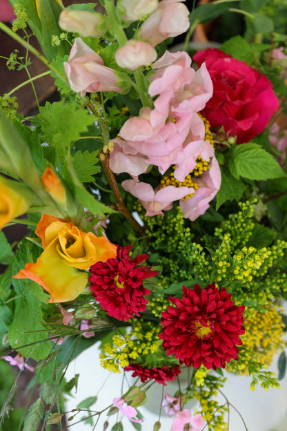Bouquet de fleurs locales