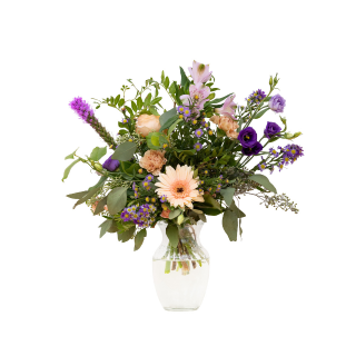Bouquet de fleurs au crépuscule