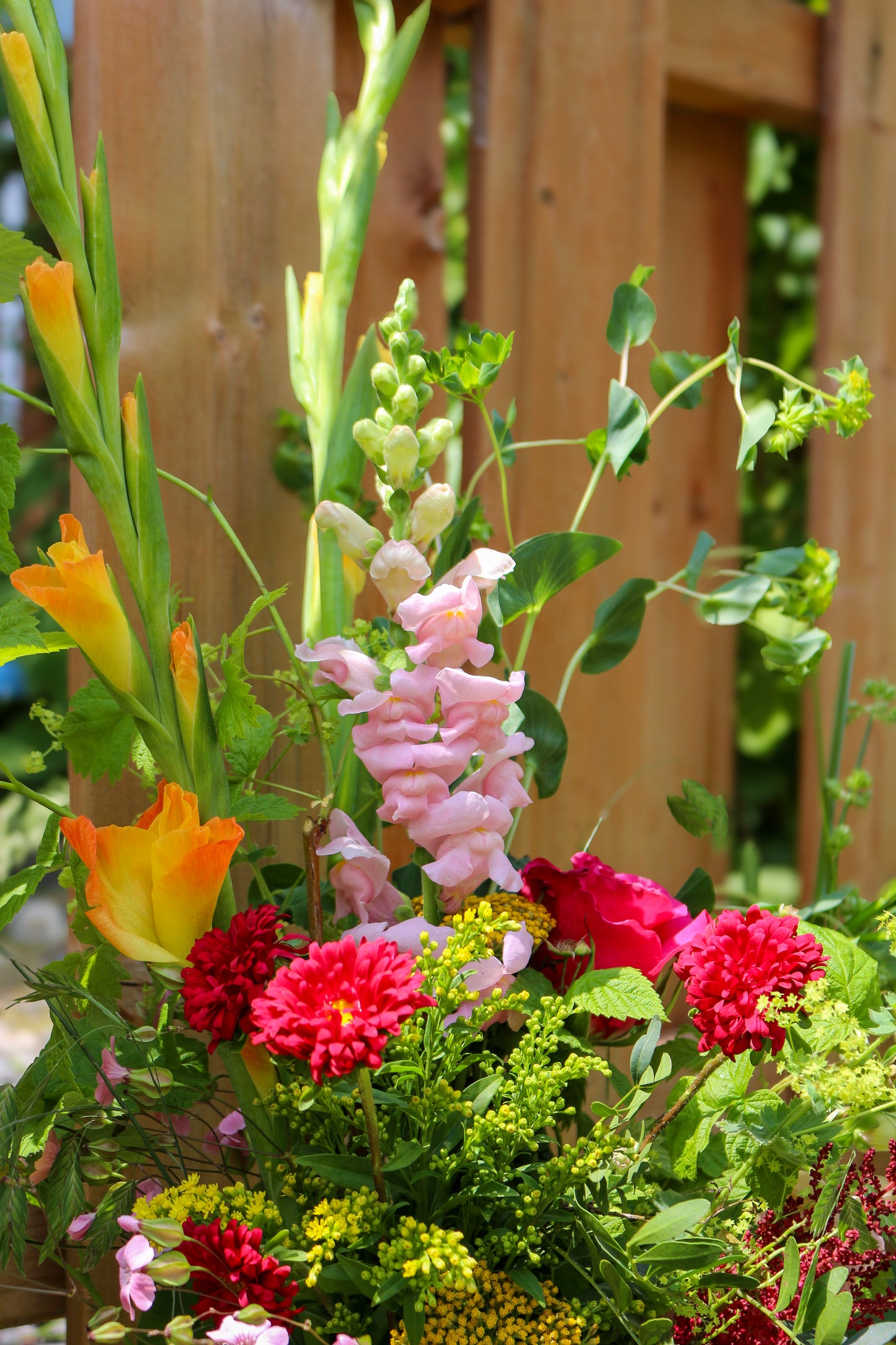 Bouquet de fleurs locales