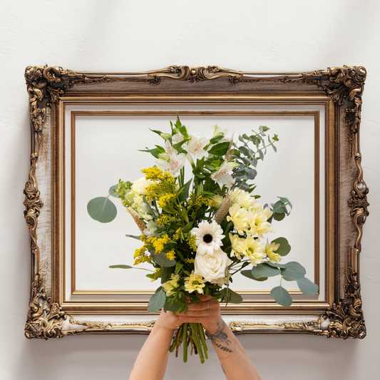 Bouquet de fleurs dans les champs