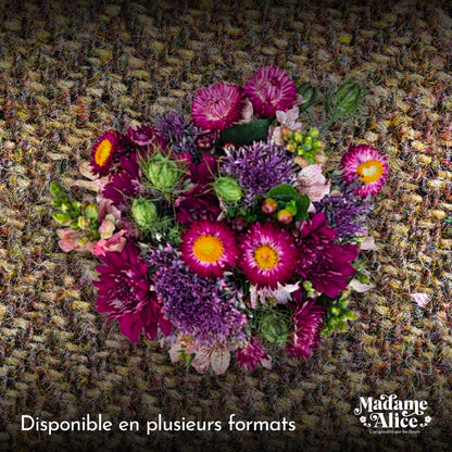 Le Bouquet Tweed │ Collection Fleurs en textile