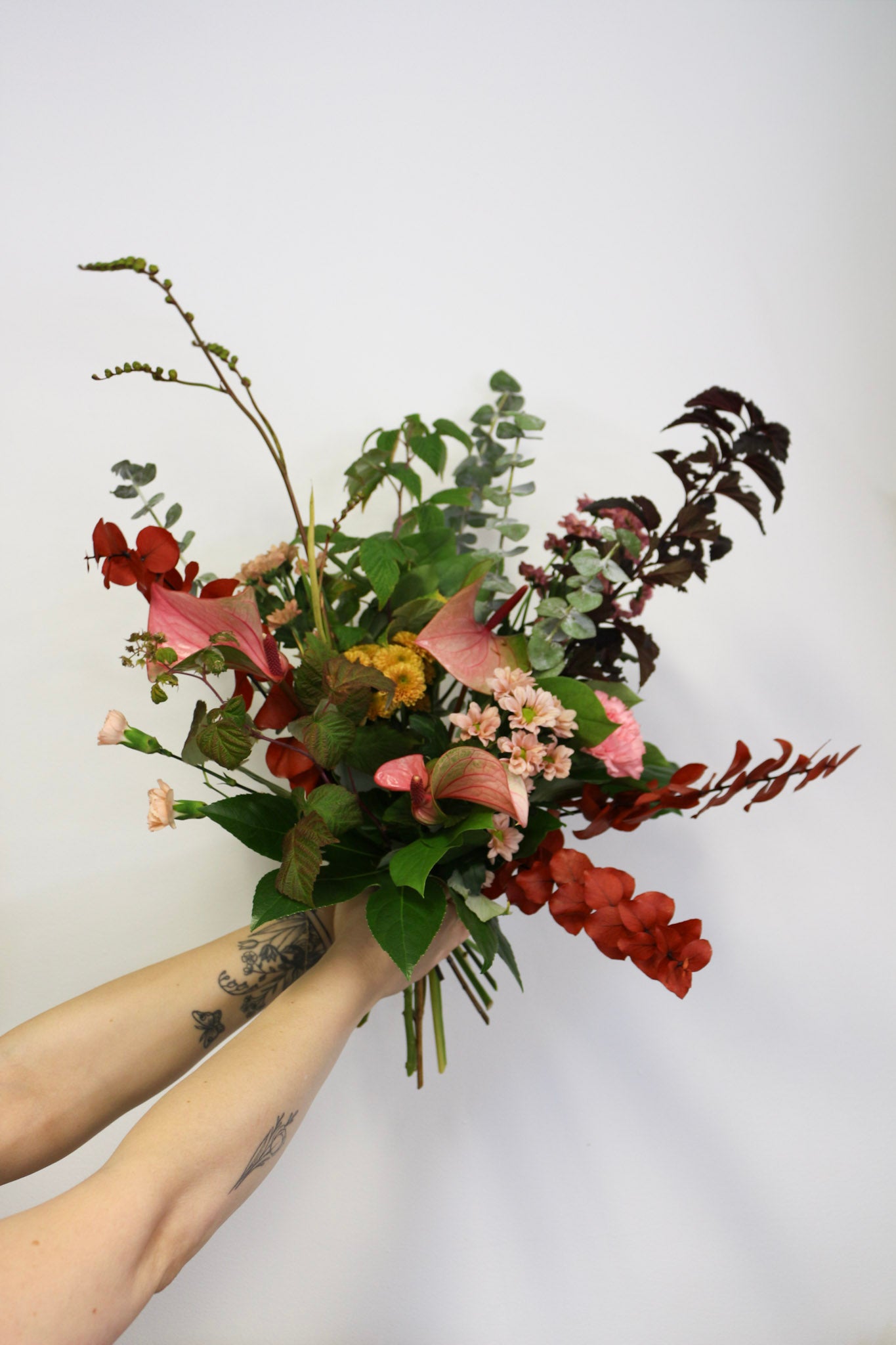 Bouquet Latte à la Citrouille & Framboise│ Collection Infusion d'automne