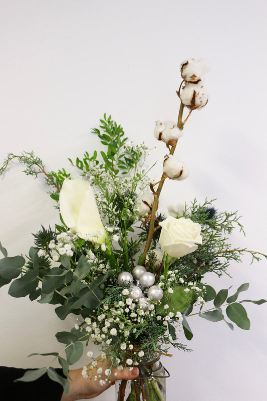 Le Bouquet coton ouaté│ Collection Fleurs en textile