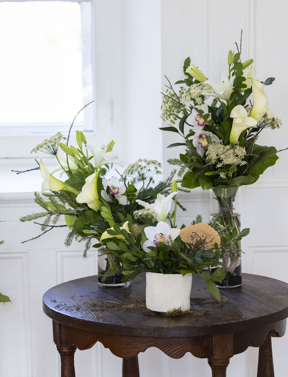Trio de bouquets