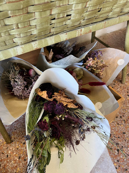 Bouquet de fleurs séchées